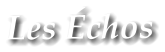 Les �chos